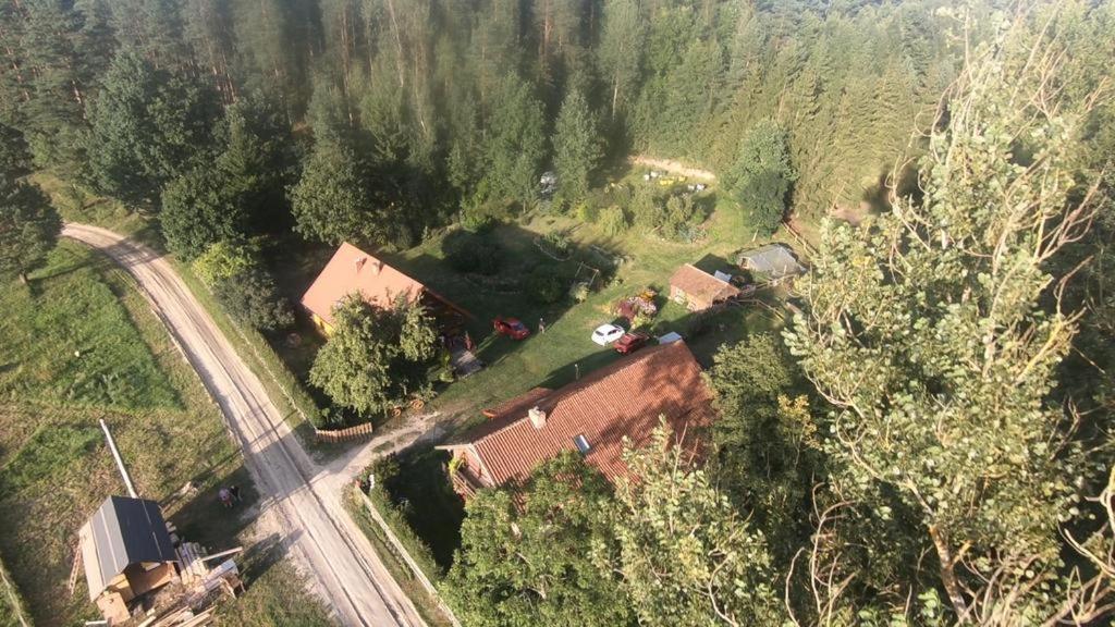 Anglojelonek Hotel Gietrzwałd Buitenkant foto